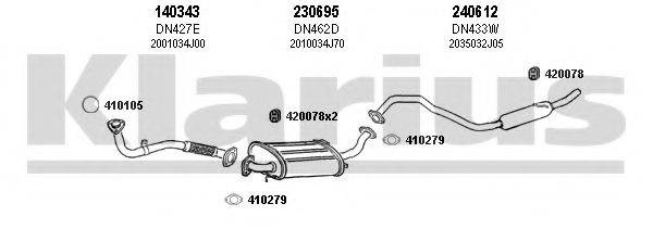 KLARIUS 270365E Система випуску ОГ