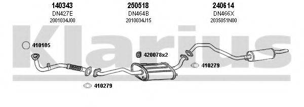 KLARIUS 270368E Система випуску ОГ