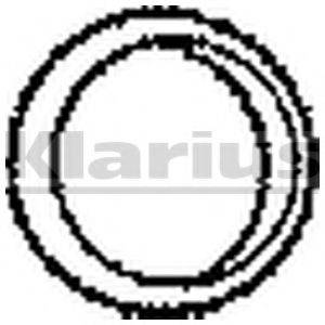 KLARIUS 410079 Прокладка, труба вихлопного газу