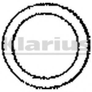 KLARIUS 410219 Прокладка, труба вихлопного газу