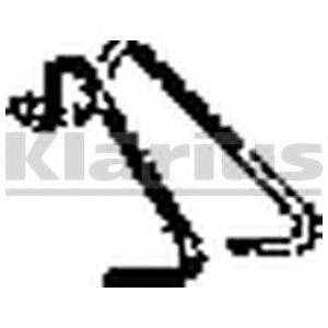KLARIUS 430238 Кронштейн, система випуску ОГ