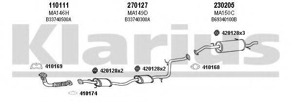 KLARIUS 570067E Система випуску ОГ