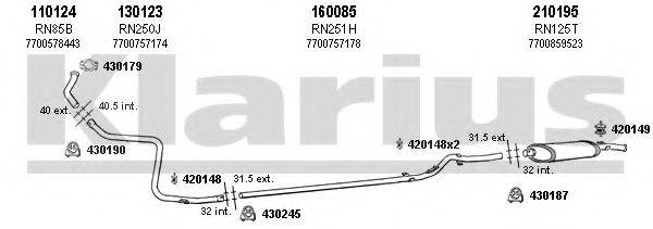 KLARIUS 720084E Система випуску ОГ