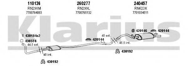 KLARIUS 720579E Система випуску ОГ