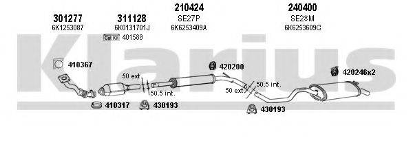 KLARIUS 790037E Система випуску ОГ