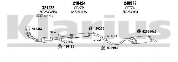 KLARIUS 790094E Система випуску ОГ