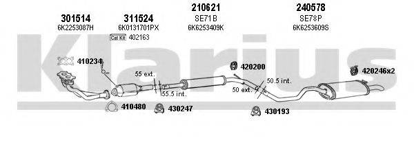 KLARIUS 790096E Система випуску ОГ