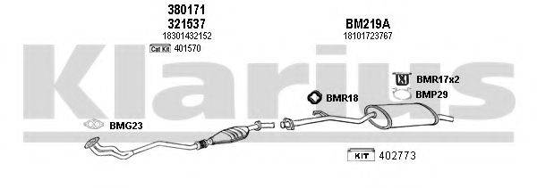 KLARIUS 060266U Система випуску ОГ