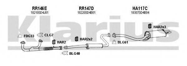 KLARIUS 420049U Система випуску ОГ