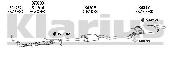 KLARIUS 500021U Система випуску ОГ