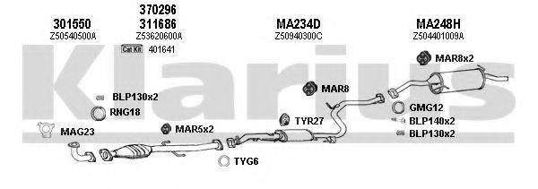 KLARIUS 570253U Система випуску ОГ