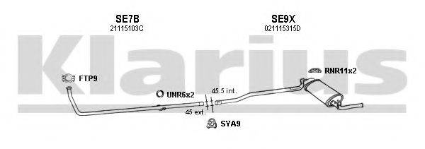 KLARIUS 790007U Система випуску ОГ