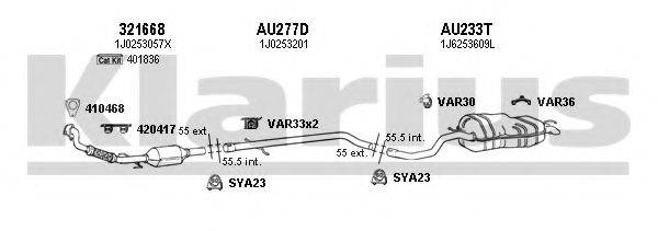 KLARIUS 790263U Система випуску ОГ