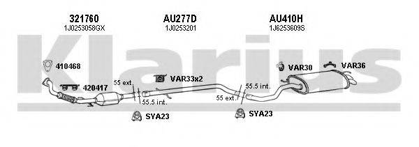 KLARIUS 790321U Система випуску ОГ
