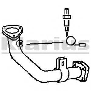 KLARIUS 301573 Труба вихлопного газу