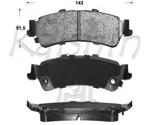 CHEVROLET 18048083 Комплект гальмівних колодок, дискове гальмо