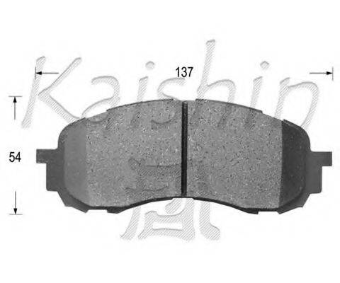 KAISHIN D7058 Комплект гальмівних колодок, дискове гальмо