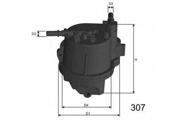 MISFAT F112A Паливний фільтр