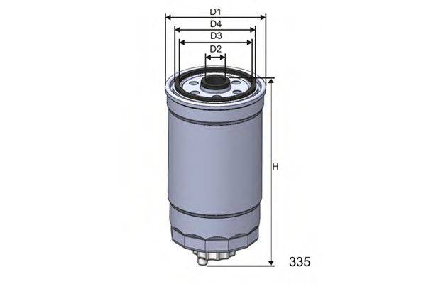 MISFAT M625 Паливний фільтр