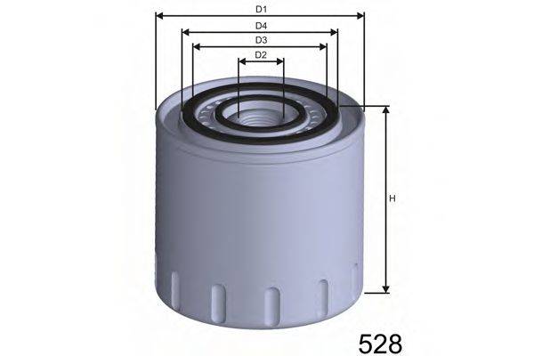 MISFAT Z313 Масляний фільтр