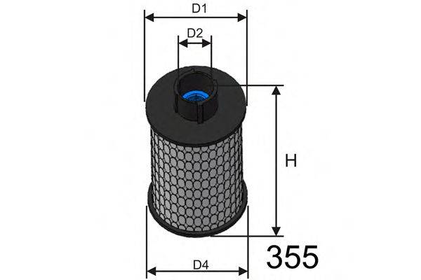 MISFAT F116 Паливний фільтр