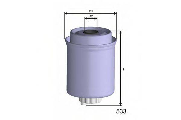 MISFAT M628 Паливний фільтр