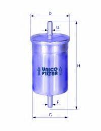 UNICO FILTER FI61652 Паливний фільтр