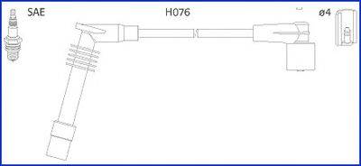 HITACHI 134251 Комплект дротів запалювання