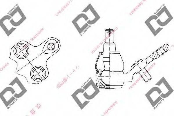 DJ PARTS DB1000 несучий / напрямний шарнір