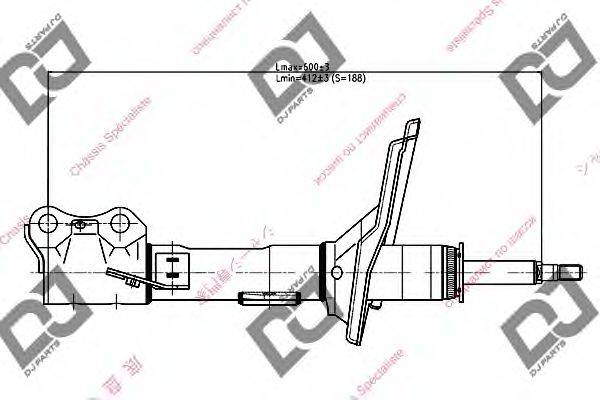 DJ PARTS DS1048GS Амортизатор