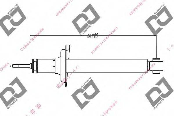 DJ PARTS DS1322GT Амортизатор