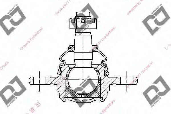 DJ PARTS DB1020 несучий / напрямний шарнір