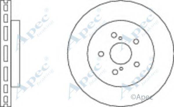 APEC BRAKING DSK2580 гальмівний диск