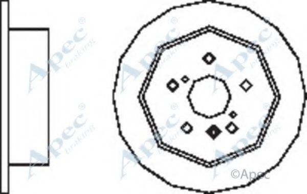 APEC BRAKING DSK2581 гальмівний диск