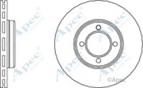 APEC BRAKING DSK275 гальмівний диск