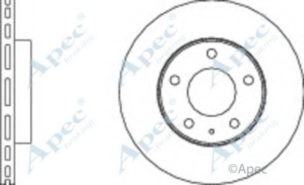 APEC BRAKING DSK318 гальмівний диск