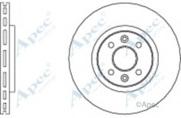 APEC BRAKING DSK563 гальмівний диск