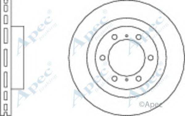 APEC BRAKING DSK2841 гальмівний диск