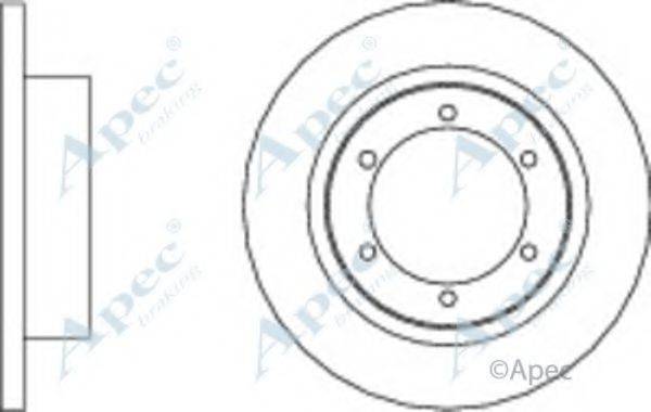 APEC BRAKING DSK2885 гальмівний диск