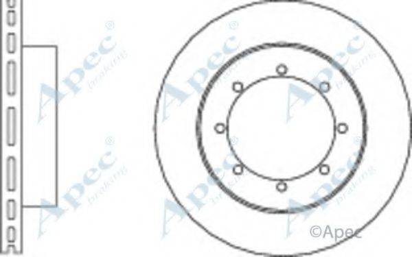 APEC BRAKING DSK2909 гальмівний диск