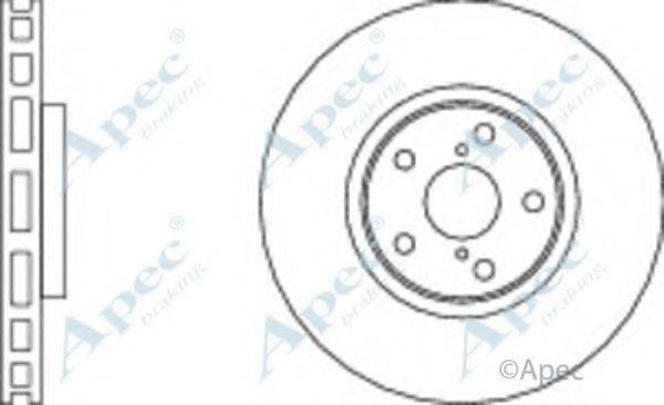 APEC BRAKING DSK310 гальмівний диск