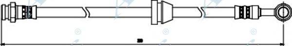 APEC BRAKING HOS3822 Гальмівний шланг