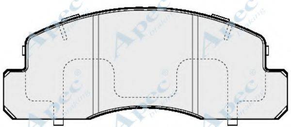 APEC BRAKING PAD870