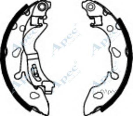 APEC BRAKING SHU807 Гальмівні колодки