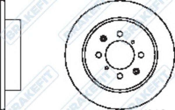 APEC BRAKING DK6038 гальмівний диск