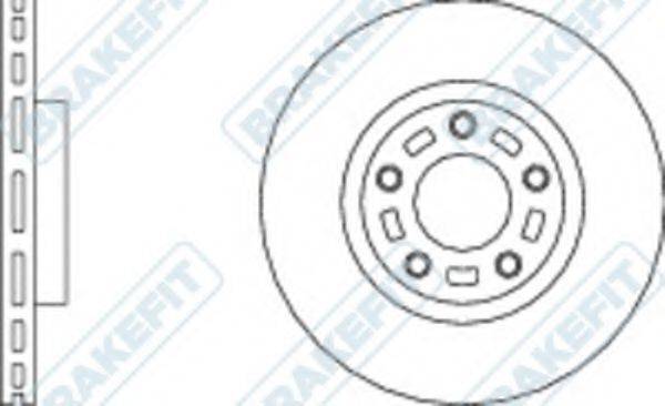 APEC BRAKING DK6287 гальмівний диск