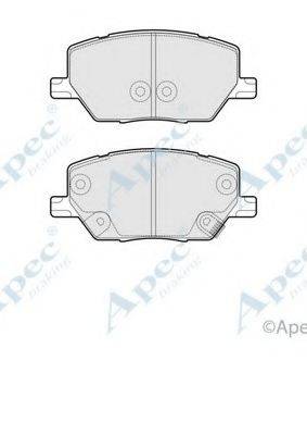 APEC BRAKING PAD2065 Комплект гальмівних колодок, дискове гальмо