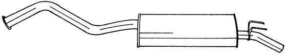 SIGAM 50620 Глушник вихлопних газів кінцевий