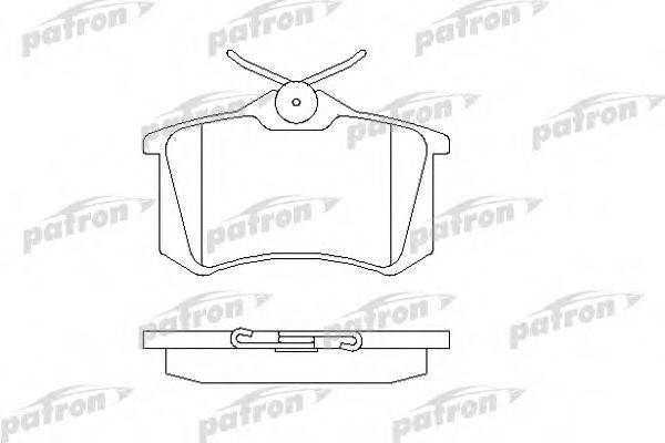 PATRON PBP1083 Комплект гальмівних колодок, дискове гальмо