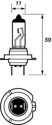 LUCAS LLB477PR Лампа розжарювання, фара далекого світла; Лампа розжарювання, основна фара; Лампа розжарювання, протитуманна фара; Лампа розжарювання, фара з авт. системою стабілізації